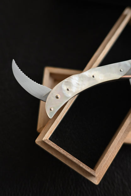 Ikuo Nagata One-Off Mother-of-Pearl Wine Opener Knife
