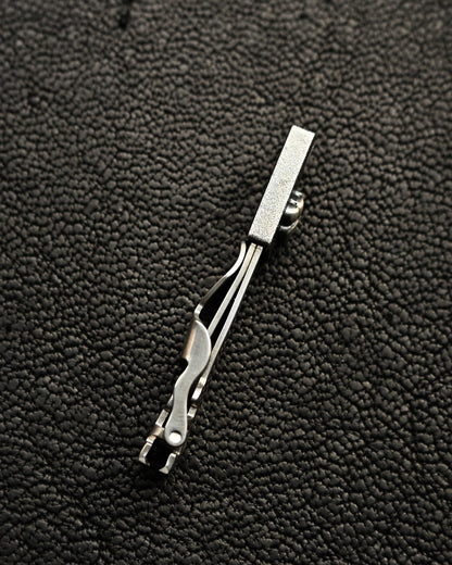 Discontinued and Rare Steel Flame Nail Clipper with Sterling Silver Claw Accent