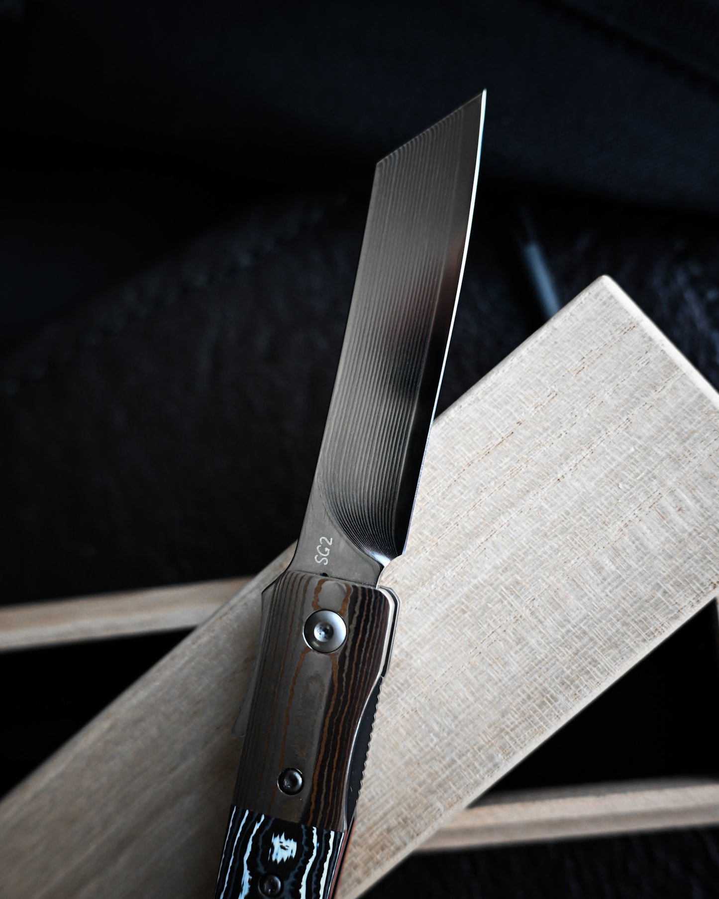 haoworks Eirou Atsumori Custom Folding Knife
