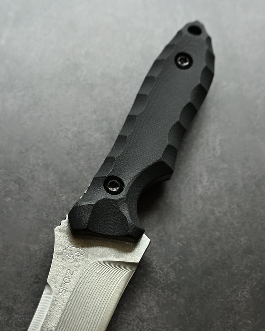 Ultra-Rare | Lake Biwa Exhibition Model | Kiku Matsuda “Breeze” (微風) | SPG2 Laminated Outdoor Fixed Blade | G10 Handle