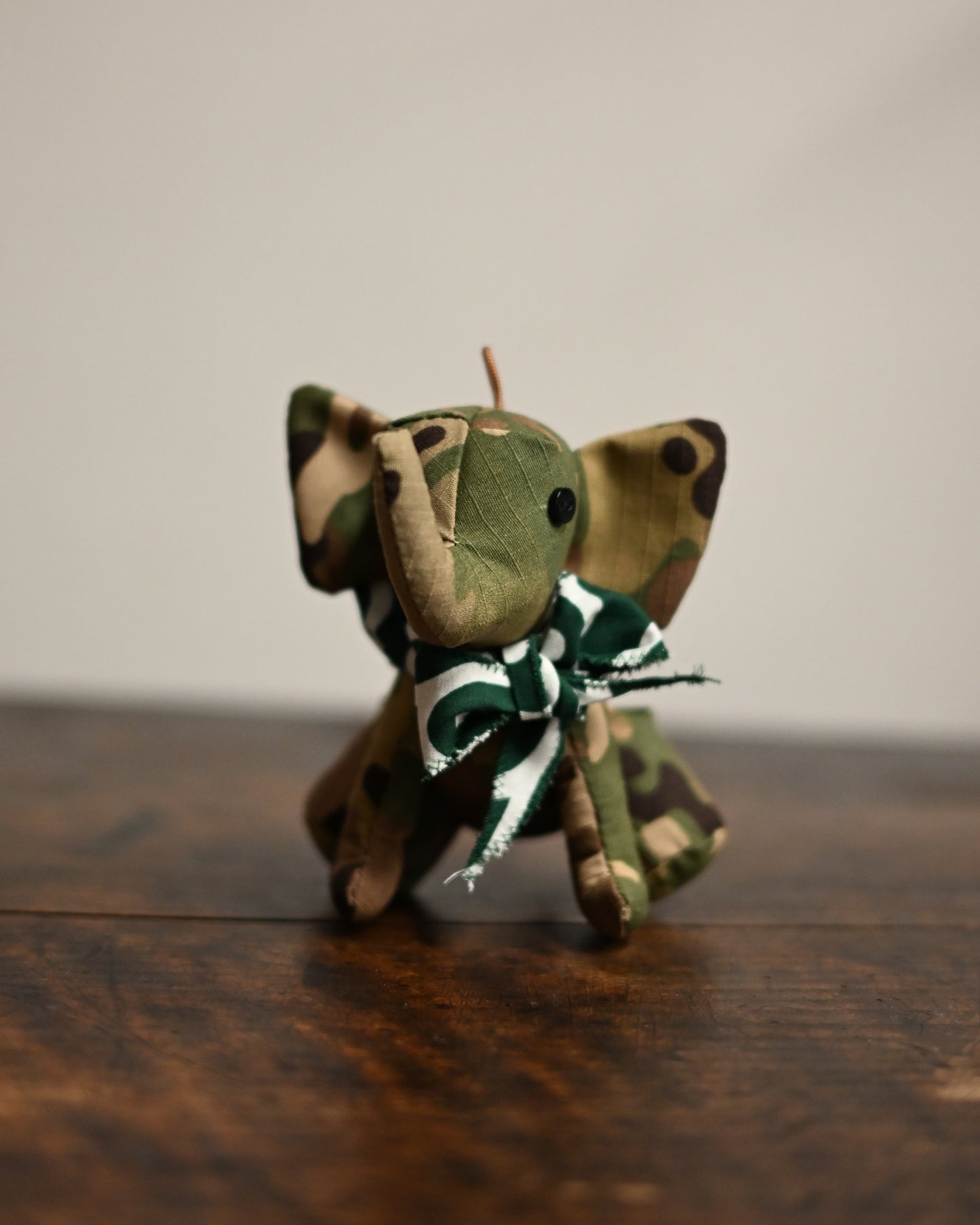 Sunizumi Shoten × Kotobukidou Camo Elephant Custom Mascot Charm