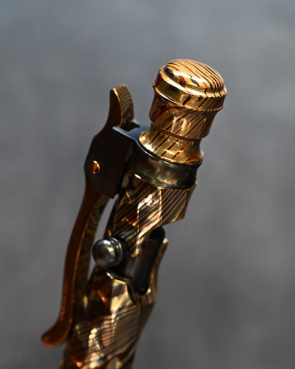 Rare Hidetoshi Nakayama Kyoto Show Edition Spiral-Pattern Mokume-gane EDC Pen