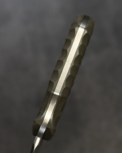 Kobe Exhibition Limited Extremely Rare Kiku Knives Kikuo Matsuda Ayumodoki OU31 Satin Steel G10 Handle