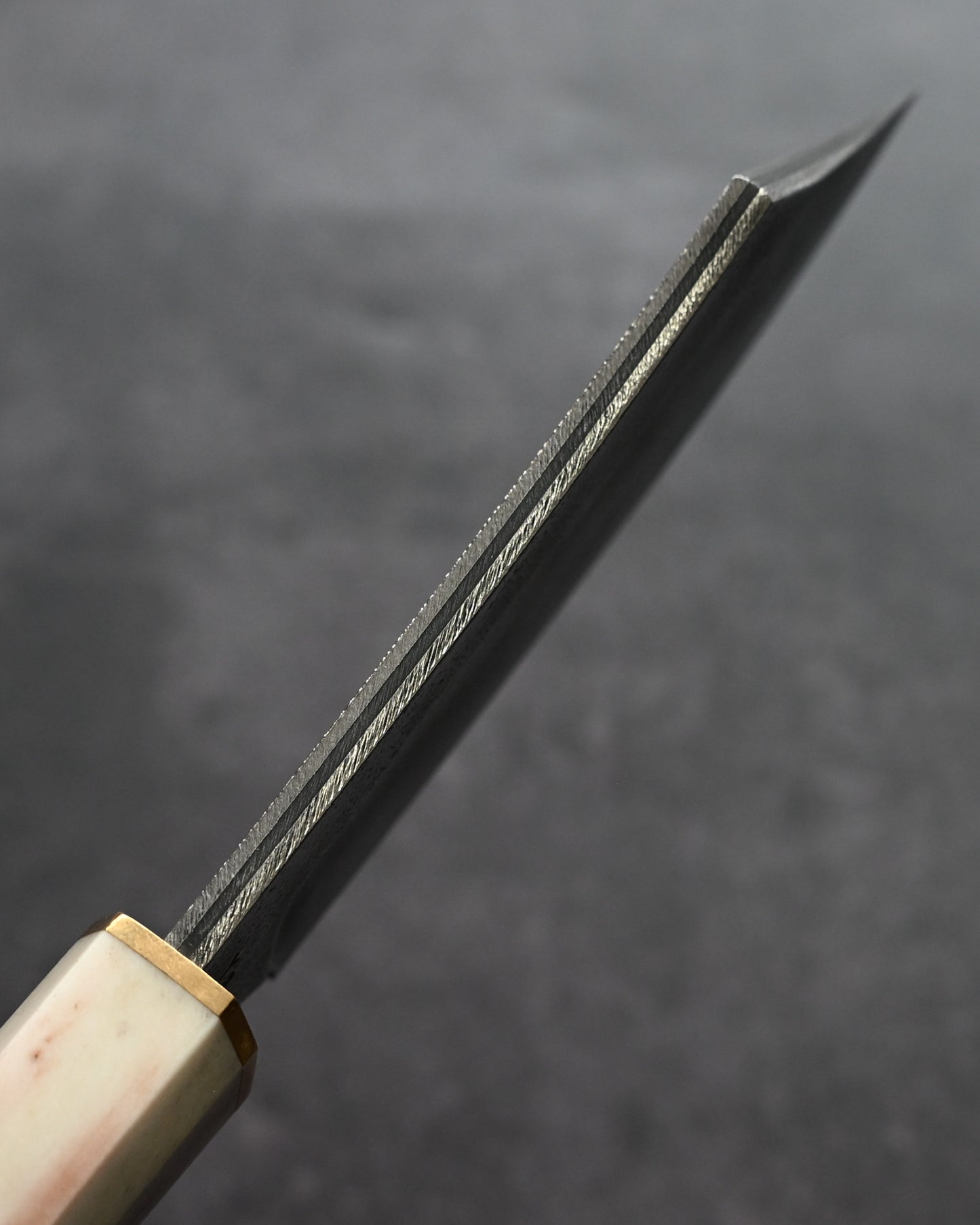 Sunizumi Knives “Little Brown” Full Custom Outdoor Bunka Knife Ginsan Damascus (#5)