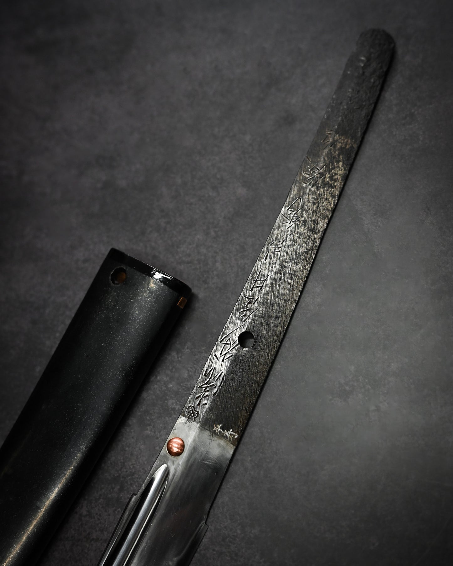 Yukio Nibu – One-Off Custom Knife R8-14 Reclaimed Seki Military Sword Fragment
