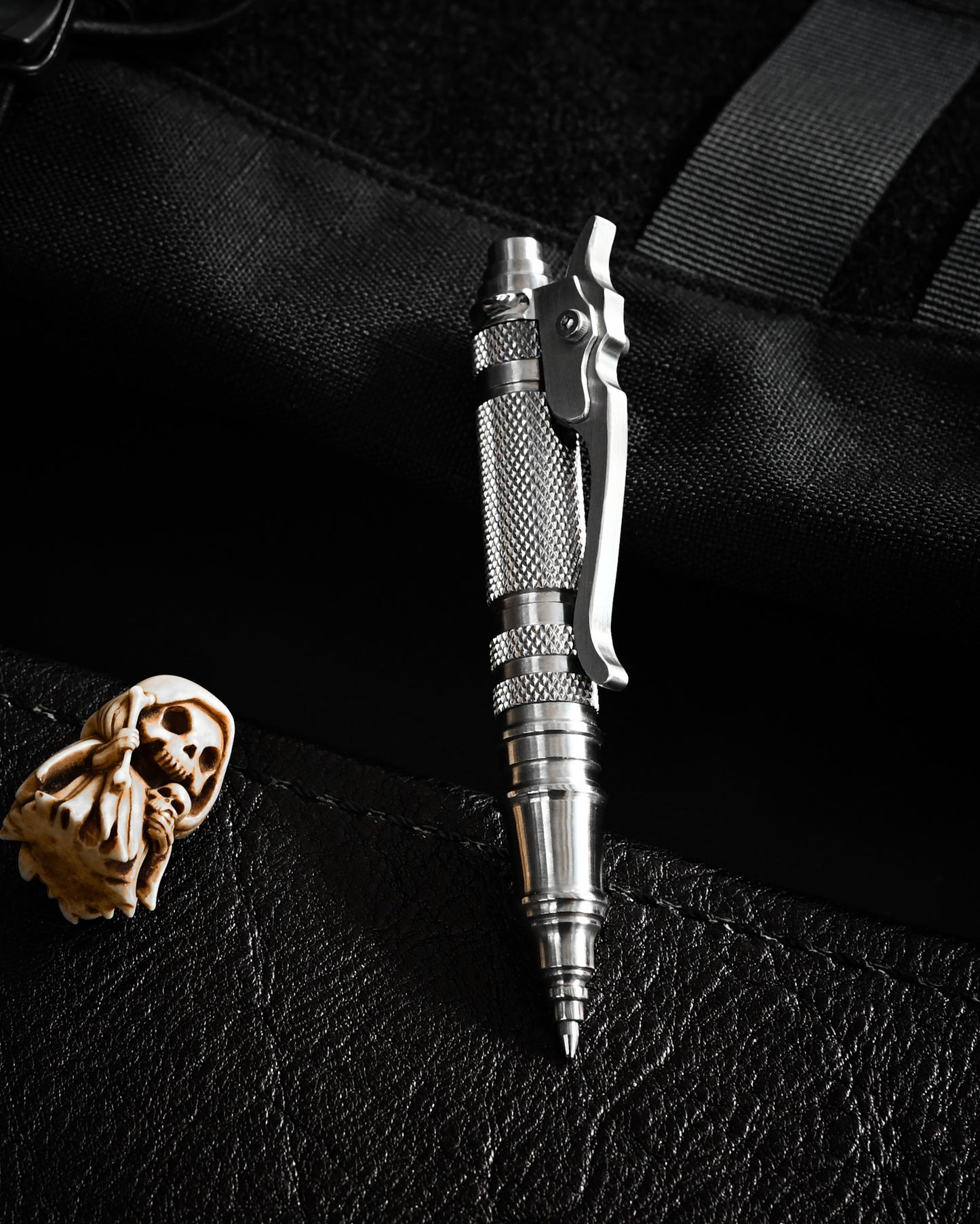 Hidetoshi Nakayama Mini  Stainless Steel Click Pen S  Handmade Mechanical Pen