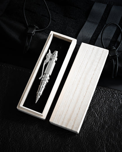 Hidetoshi Nakayama Mini  Stainless Steel Click Pen S  Handmade Mechanical Pen