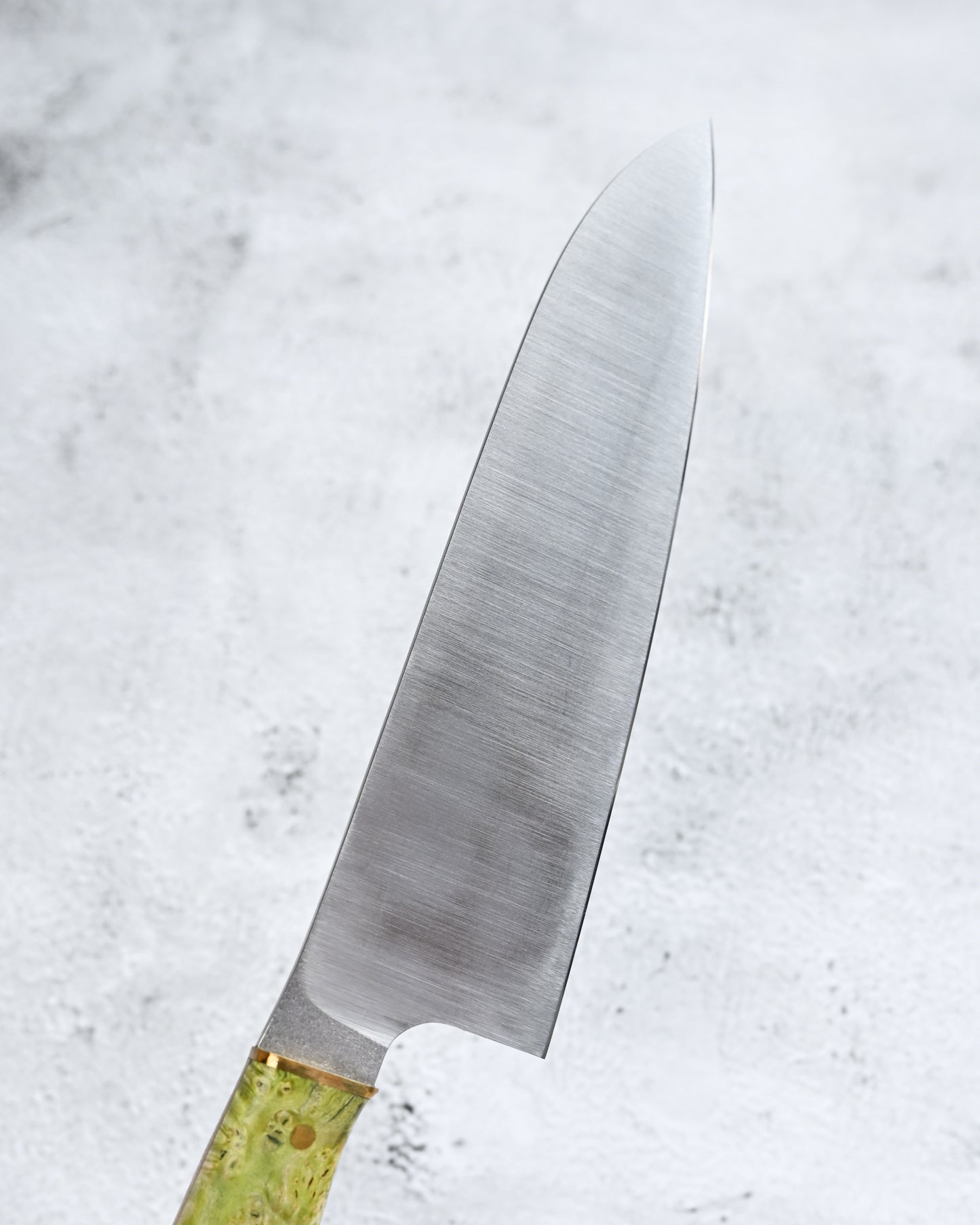 Japan Made Yoshio Sugiyama Handmade Gin3 Santoku Knife｜Copper-Inlaid Handle｜Satin-Finished Blade