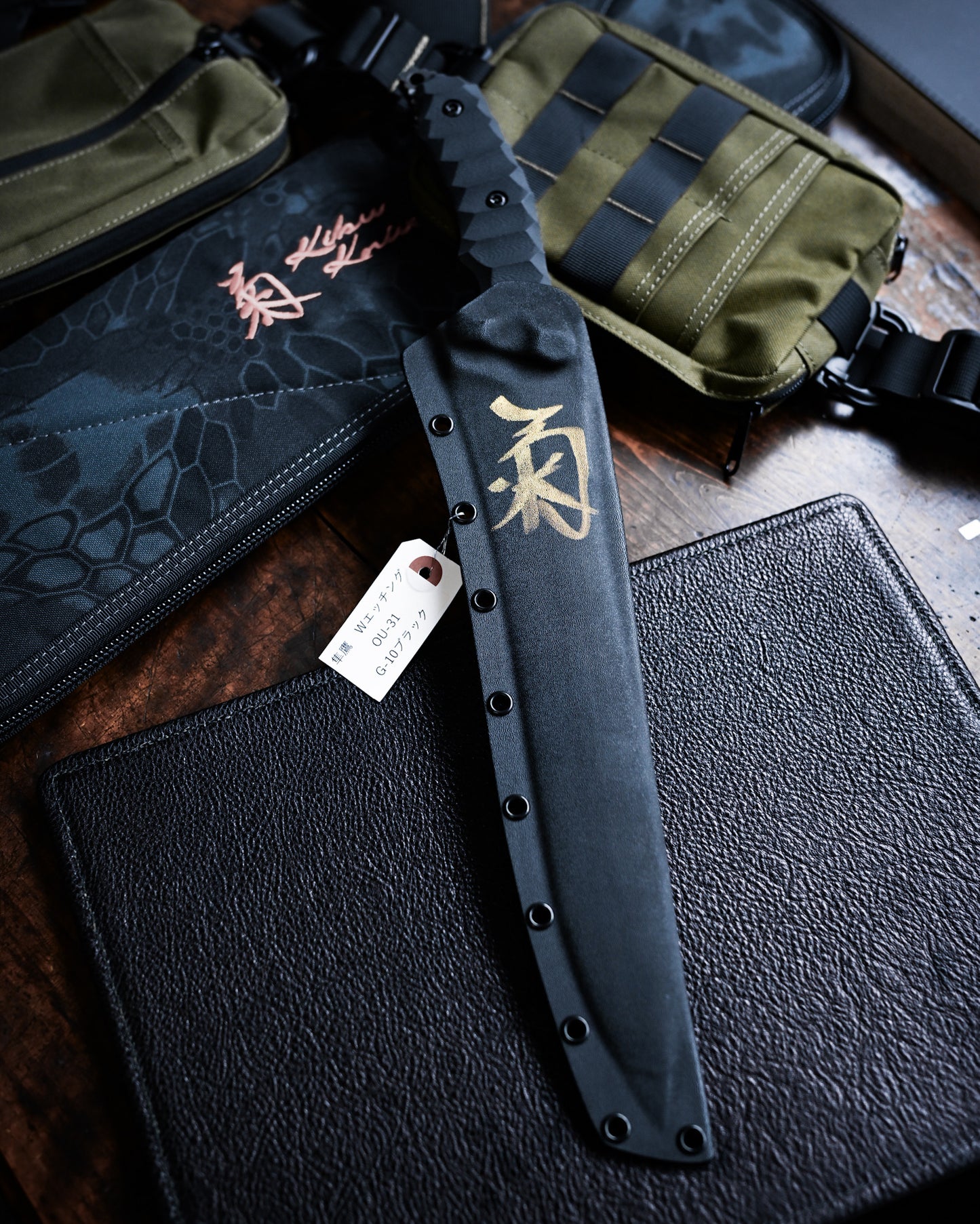 希少 Kiku Knives 松田菊男 隼鷹 XL カスタムアウトドアナイフ OU-31ブレード