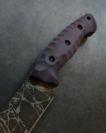 Extremely Rare｜Lake Biwa Show Edition｜Masayuki Matsuda “Nokaze”｜OU-31 Outdoor Fixed Blade｜G10 Handle｜Handmade in Japan