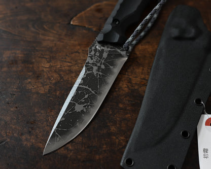 Hatsushimo | Kiku Knives Kiku Matsuda Tactical Fixed Blade - OU-31 Tool Steel | Outdoor & Survival Knife