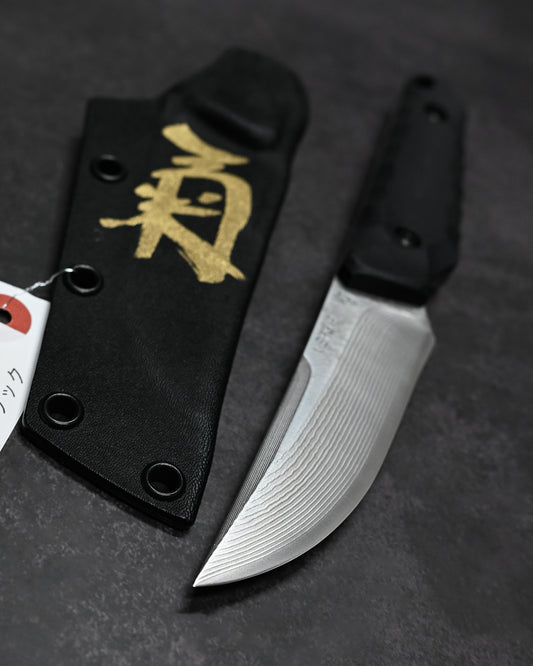 Kikuknives Kiku Matsuda Custom Knife “Azami” Outdoor Knife – SPG-2 Steel