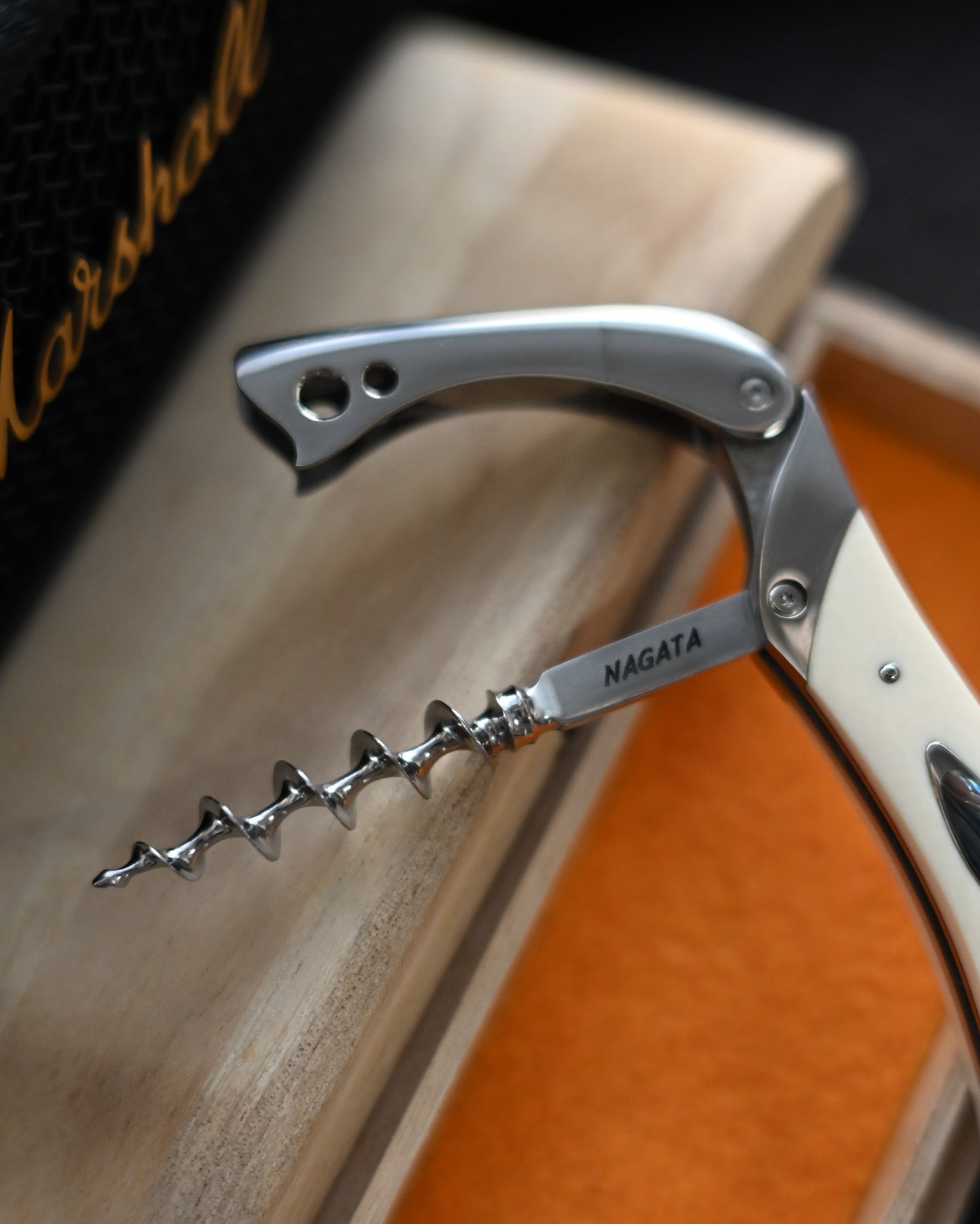 Ikuo Nagata One-Off｜Mammoth Handle Wine Opener Knife – 三泉商店