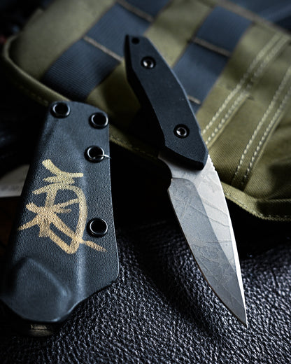 Kiku Knives 松田菊男 シン-カジカ カスタムアウトドアナイフ 14C28Nブレード
