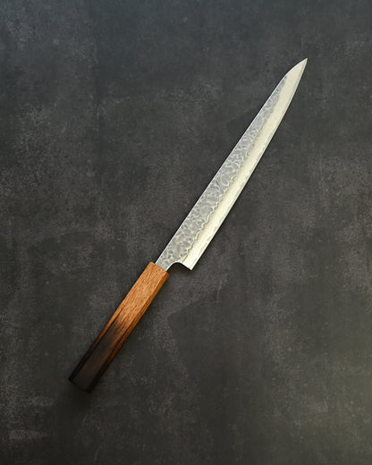 Kanetaka Limited Yanagiba 400mm – Damascus Pattern / VG10 Core Steel / Artisan-Crafted