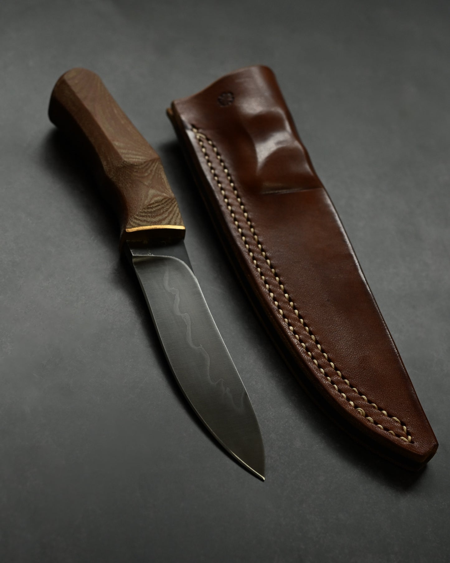 Wtopia Arawashi WP2 Straight Knife Japanese Made  Westinghouse Micarta