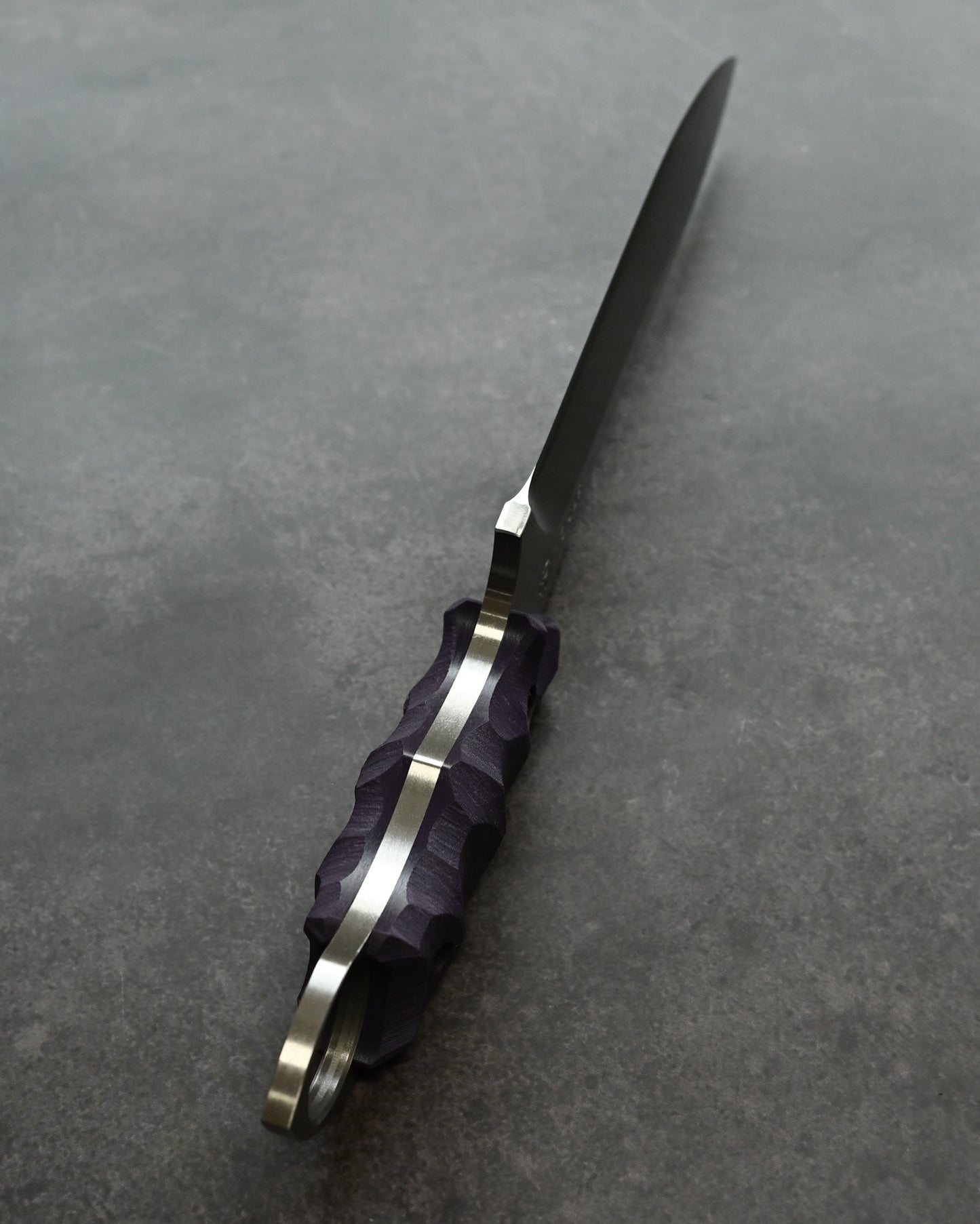 Kikuknives Badger | SPG-2 × Purple G10 | Masayuki Custom Knife [KIKU-BAG]