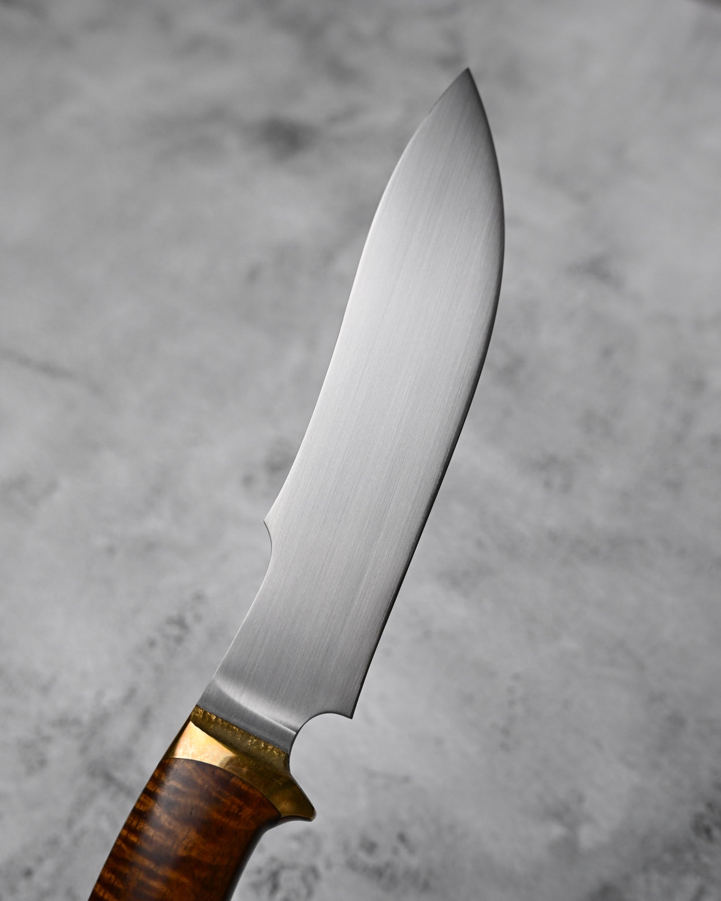 Japan Made Hiroshi Saito Handmade Gin3 Outdoor Knife｜Snakewood Handle｜Vegetable-Tanned Leather Sheath