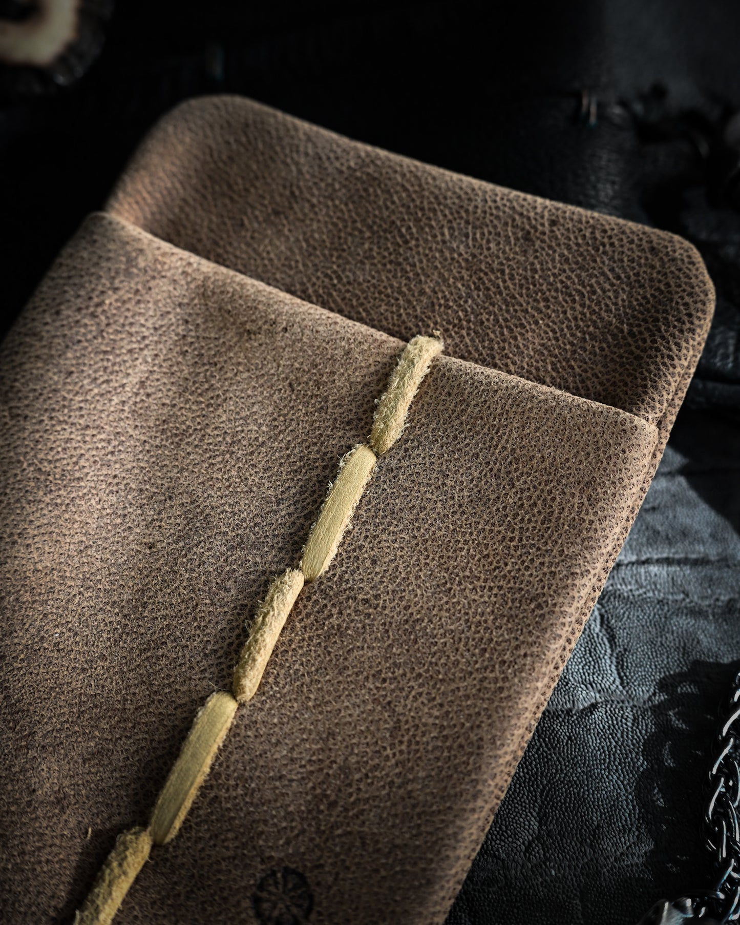 Made in Japan Wtopia × Etsurin Handmade Custom 2-in-1 Knife / Tool Storage Pouch – Camel Leather