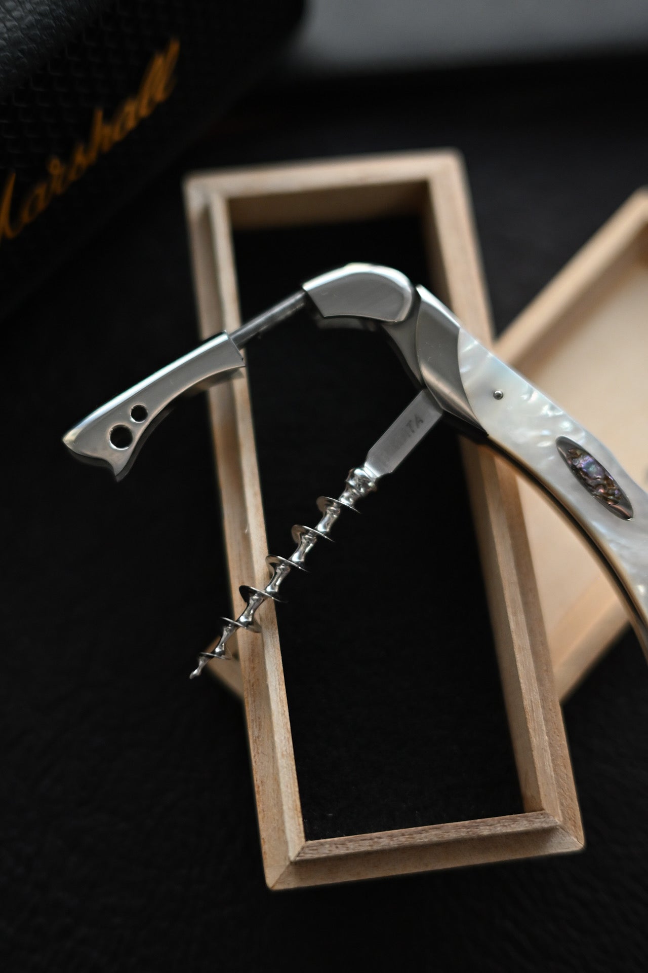 Ikuo Nagata One-Off Mother-of-Pearl Wine Opener Knife