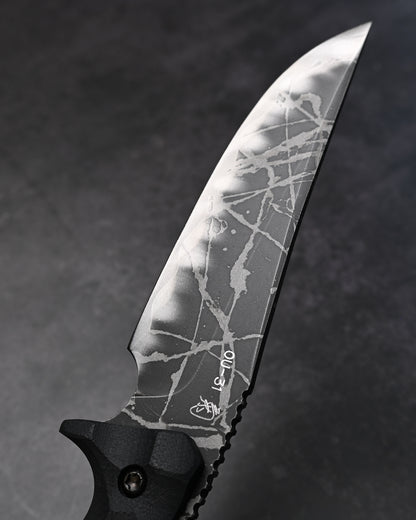 Rare Kiku Knives by Kikuo Matsuda “Betsu Kamui” Custom Outdoor Knife – OU-31 Blade