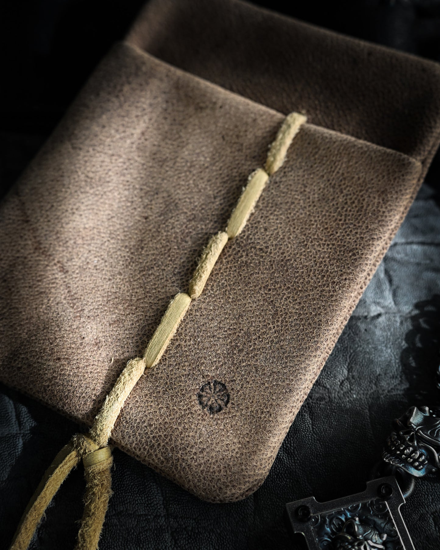 Made in Japan Wtopia × Etsurin Handmade Custom 2-in-1 Knife / Tool Storage Pouch – Camel Leather