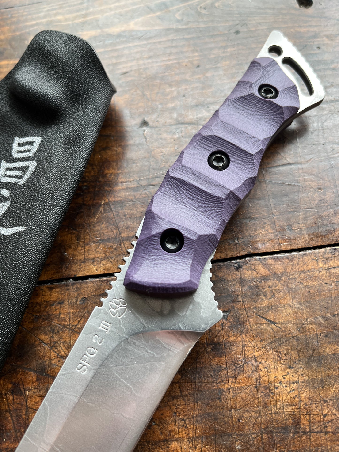 Rare Kiku Knives Fish Neo – Kikuo Matsuda & Masayuki Matsuda SPG-2 San Mai Custom Fixed Blade Knife