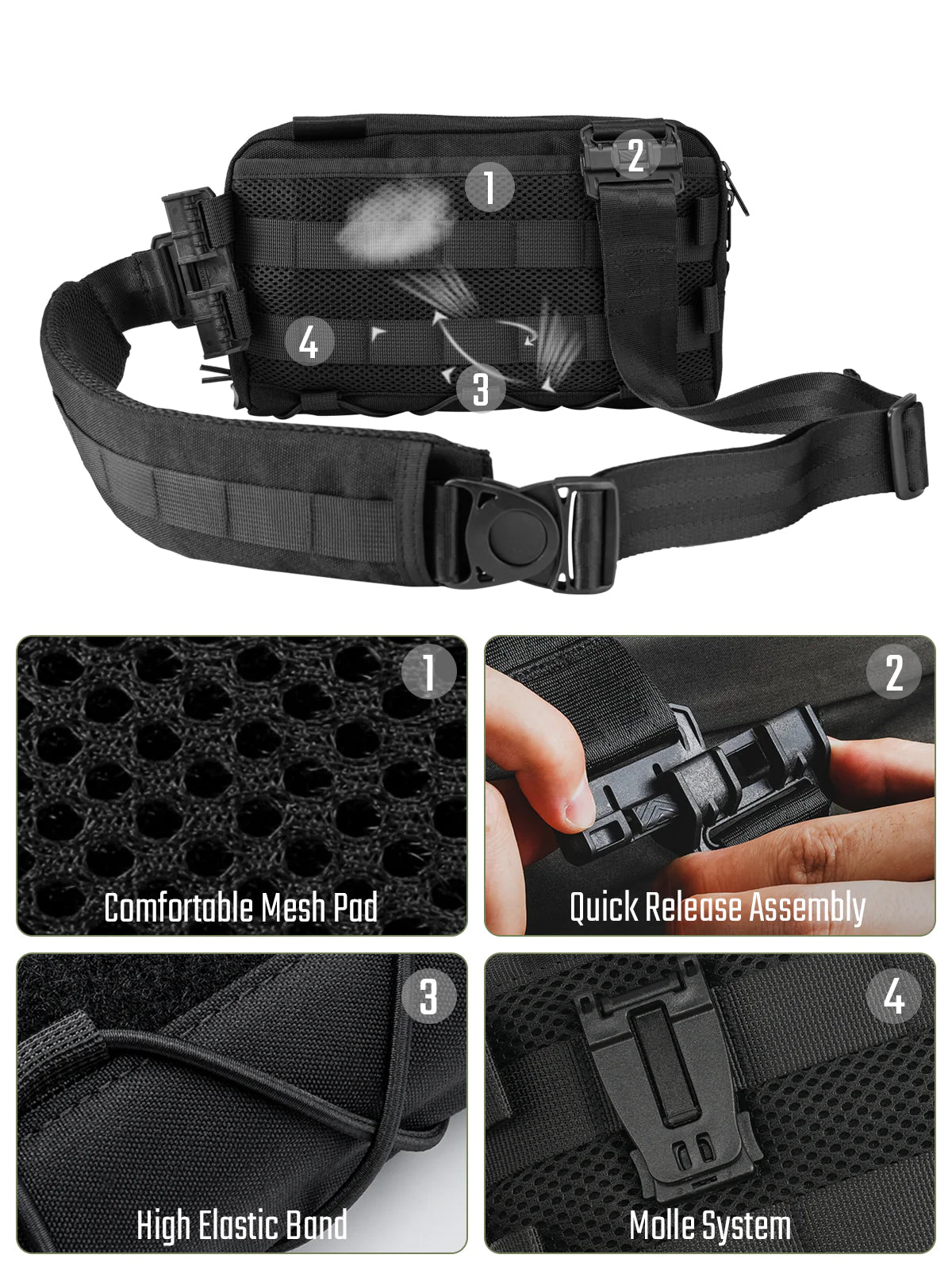 TACTICAL_GEEK Cache L3C EDC Shoulder Bag