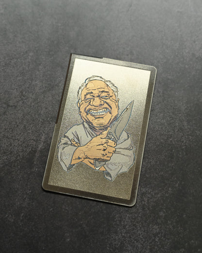 Kiku knives  Mummert Knives Titanium Card Knife Limited Collaboration