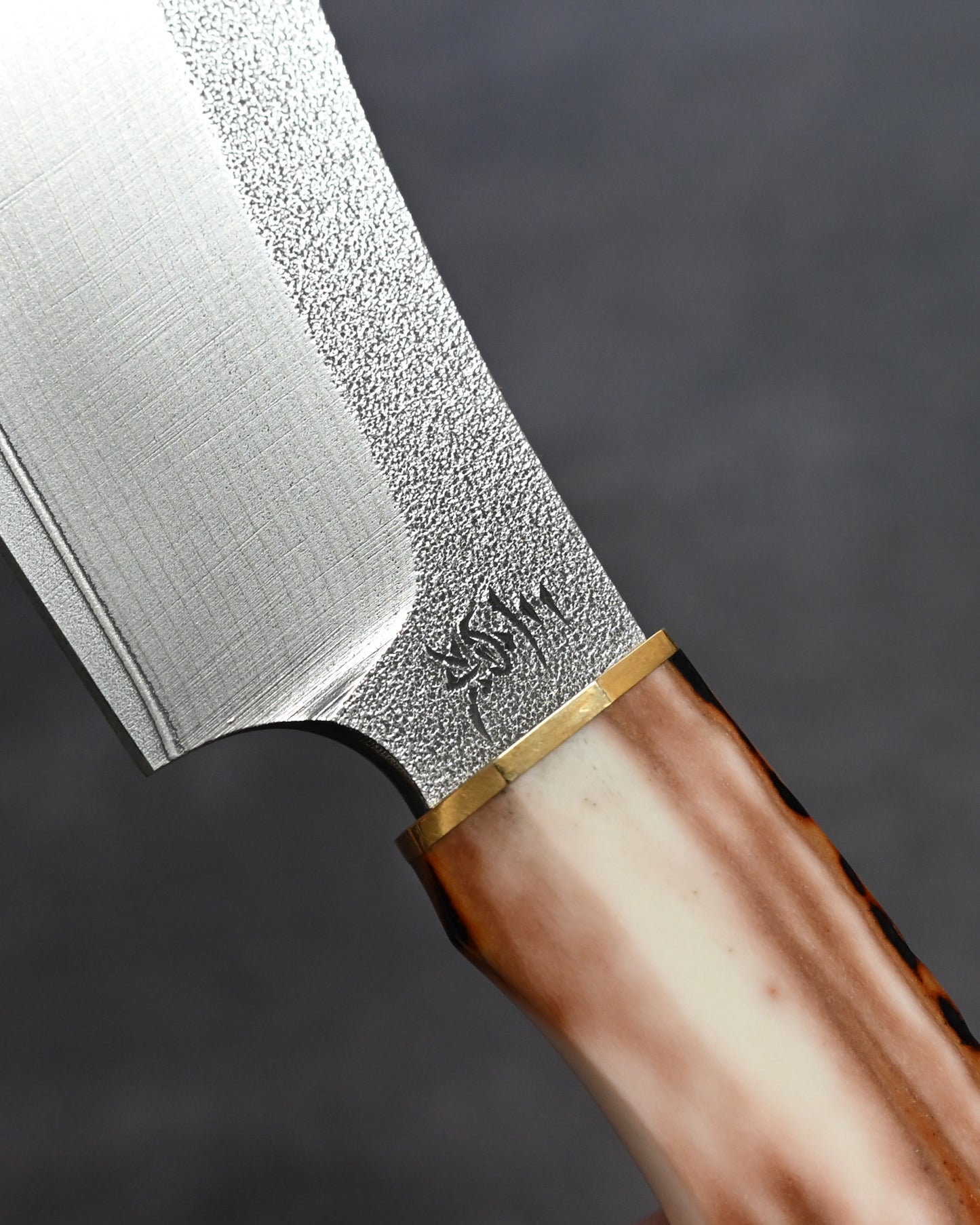 Sunizumi Knives “Little Brown” Full Custom Outdoor Bunka Knife SPG2 Damascus (#9)