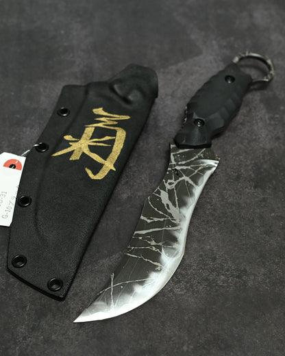 Extremely Rare｜Lake Biwa Exhibition Edition｜Kiku Matsuda “Kogetsu”｜OU-31 Outdoor Fixed Blade｜G10 Handle