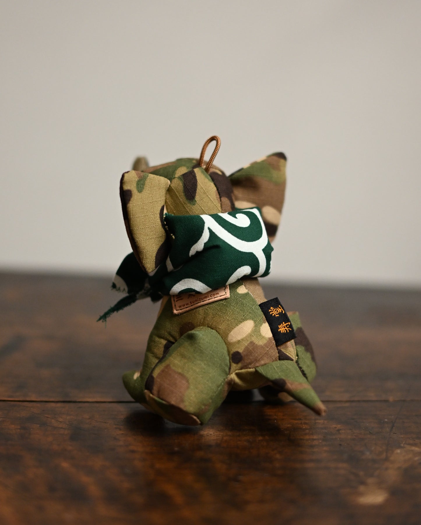Sunizumi Shoten × Kotobukidou Camo Elephant Custom Mascot Charm