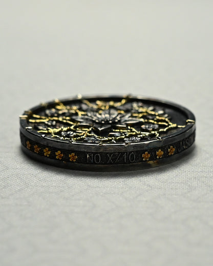 Eternal Bloom | Jason’s Limited EDC Worry Coin (10 Pieces Worldwide)