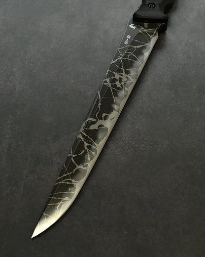 Extremely Rare  | Kiku Matsuda “Asuka” — OU-31 Steel Blade × Black G10 Handle