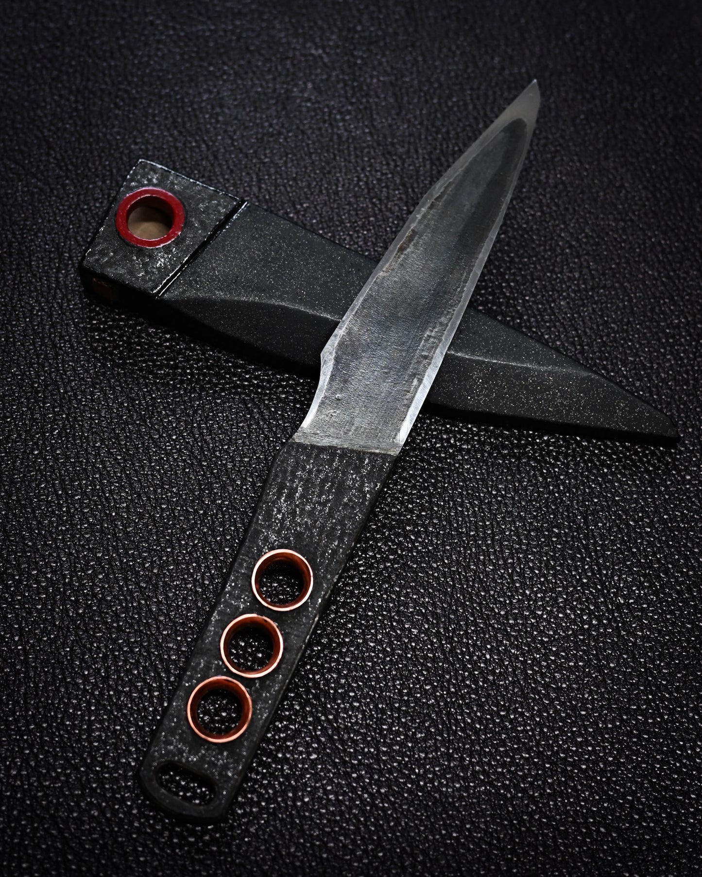 Recommended Artist Yukio Nibu One-Off Custom Knife No. R8-10 Forged from Vintage Hand-Forged Blade Steel