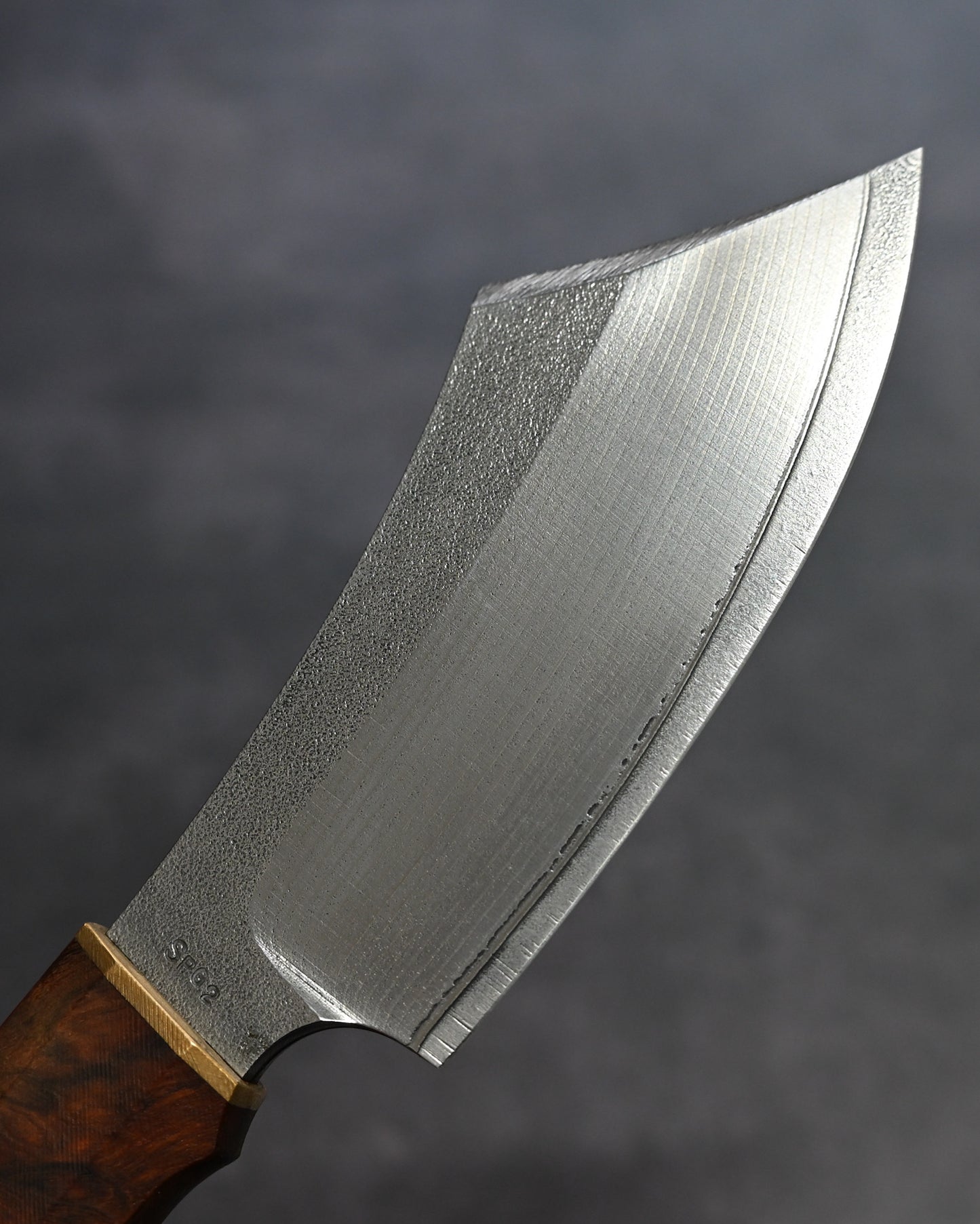 Sunizumi Knives “Little Brown” Full Custom Outdoor Bunka Knife SPG2 Damascus (#6)