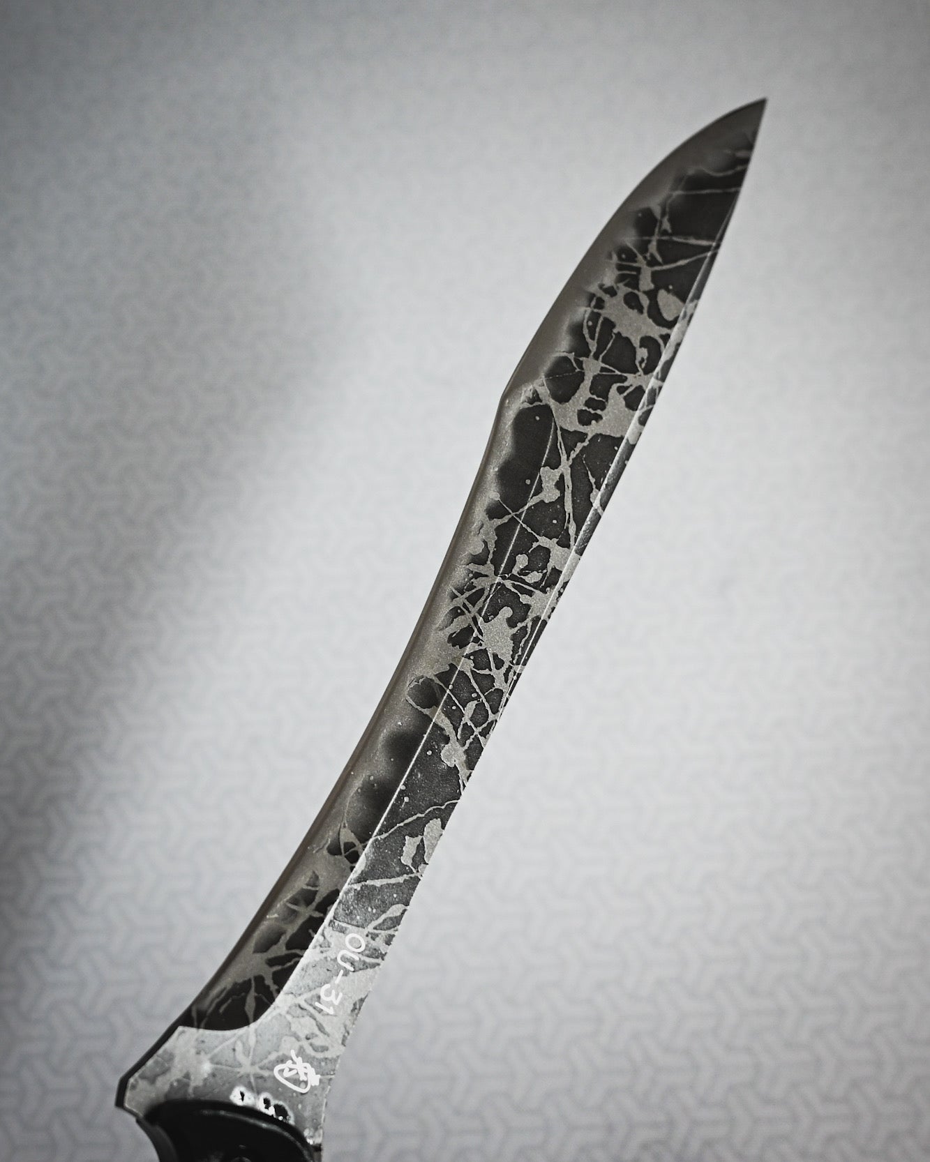 Kikuknives Silver Dragon SP-Mini | Kiku Matsuda Signature Fixed Blade - OU-31 Steel | 2025 Tokyo Ginza Knife Show Edition