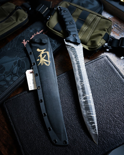 希少 Kiku Knives 松田菊男 隼鷹 XL カスタムアウトドアナイフ OU-31ブレード