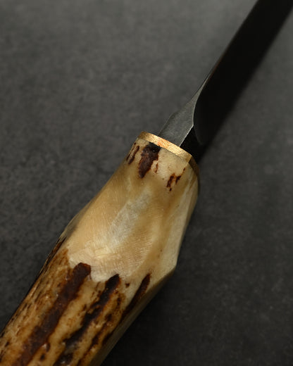 Wtopia Hunting Knife (Semi Skinner) – K990 Hamon Handmade Knife, Made in Japan
