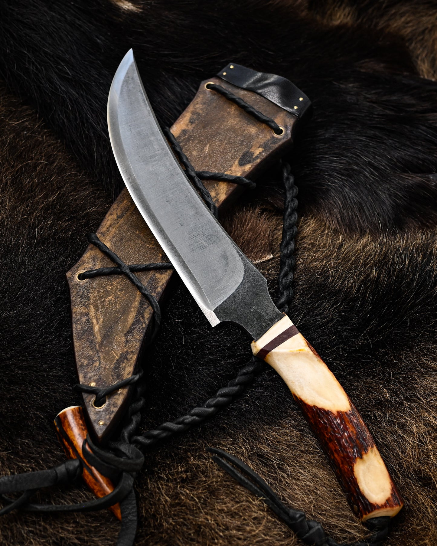 Made in Japan  Hidetsugu Shimada "Ishitora" Custom Handmade Hunting Knife