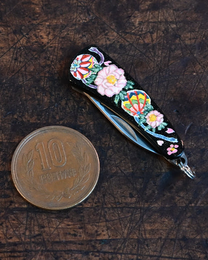 Elegant Mini Peony Necklace - Handmade Art by Katsuhiko Miura, Japanese Floral Design Letter Opener