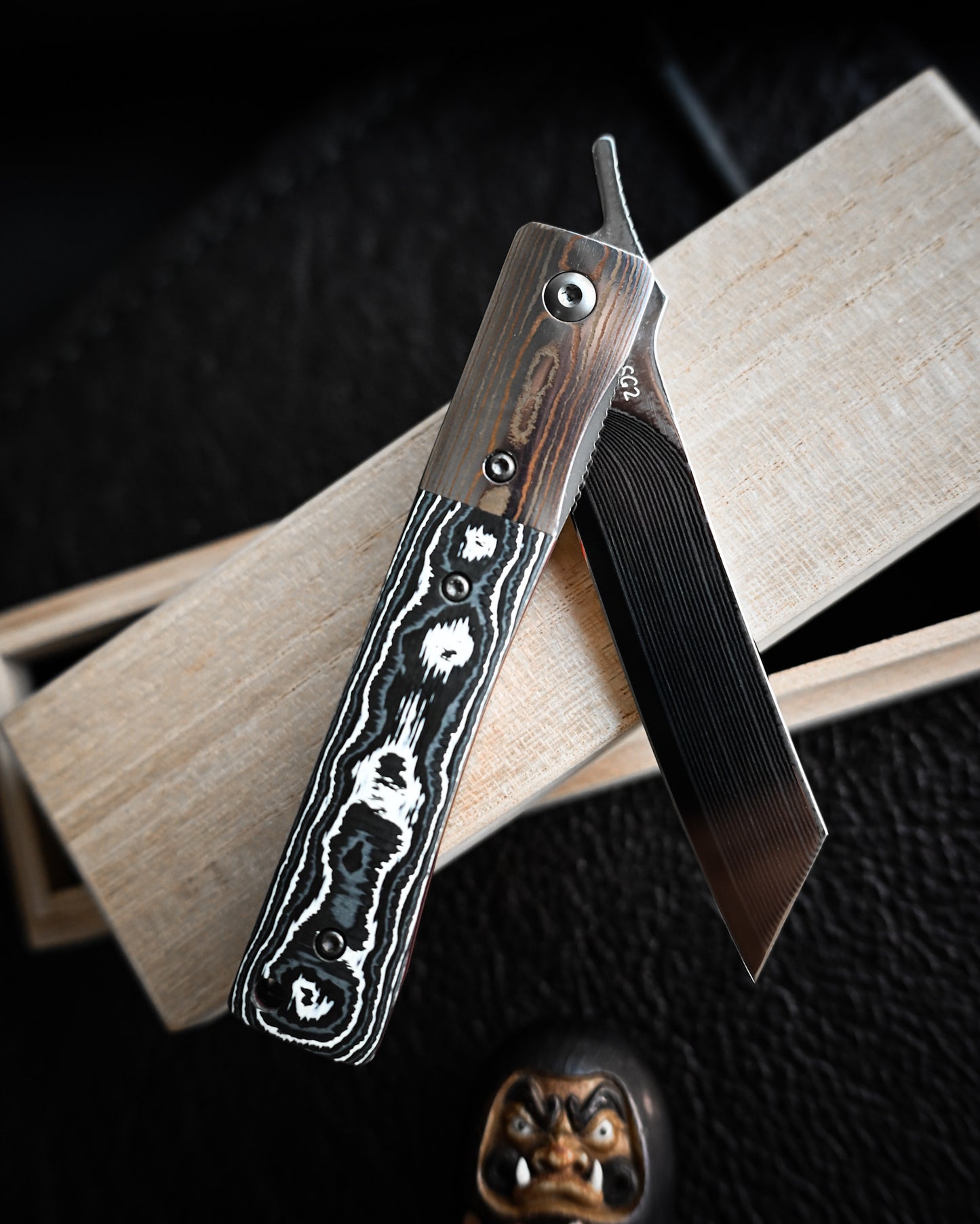 haoworks Eirou Atsumori Custom Folding Knife
