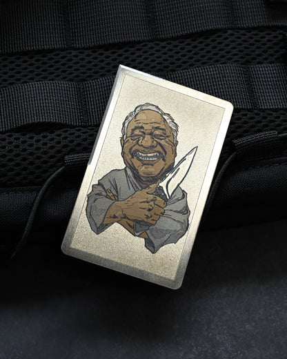 Kiku knives  Mummert Knives Titanium Card Knife Limited Collaboration