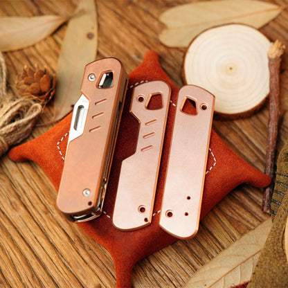 Copper Handle Scale Set Compatible with T4 for DIY Replacement