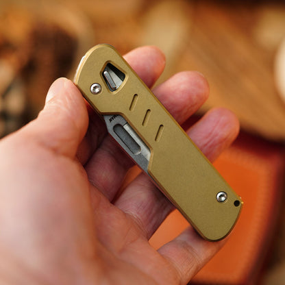 Brass Handle Scale Set Compatible with T4 for DIY Replacement