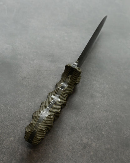 Kikuknives Suwa (諏訪 / スワ) | OU-31 Steel × G-10 Layered Handle | Kiku Matsuda Custom Knife