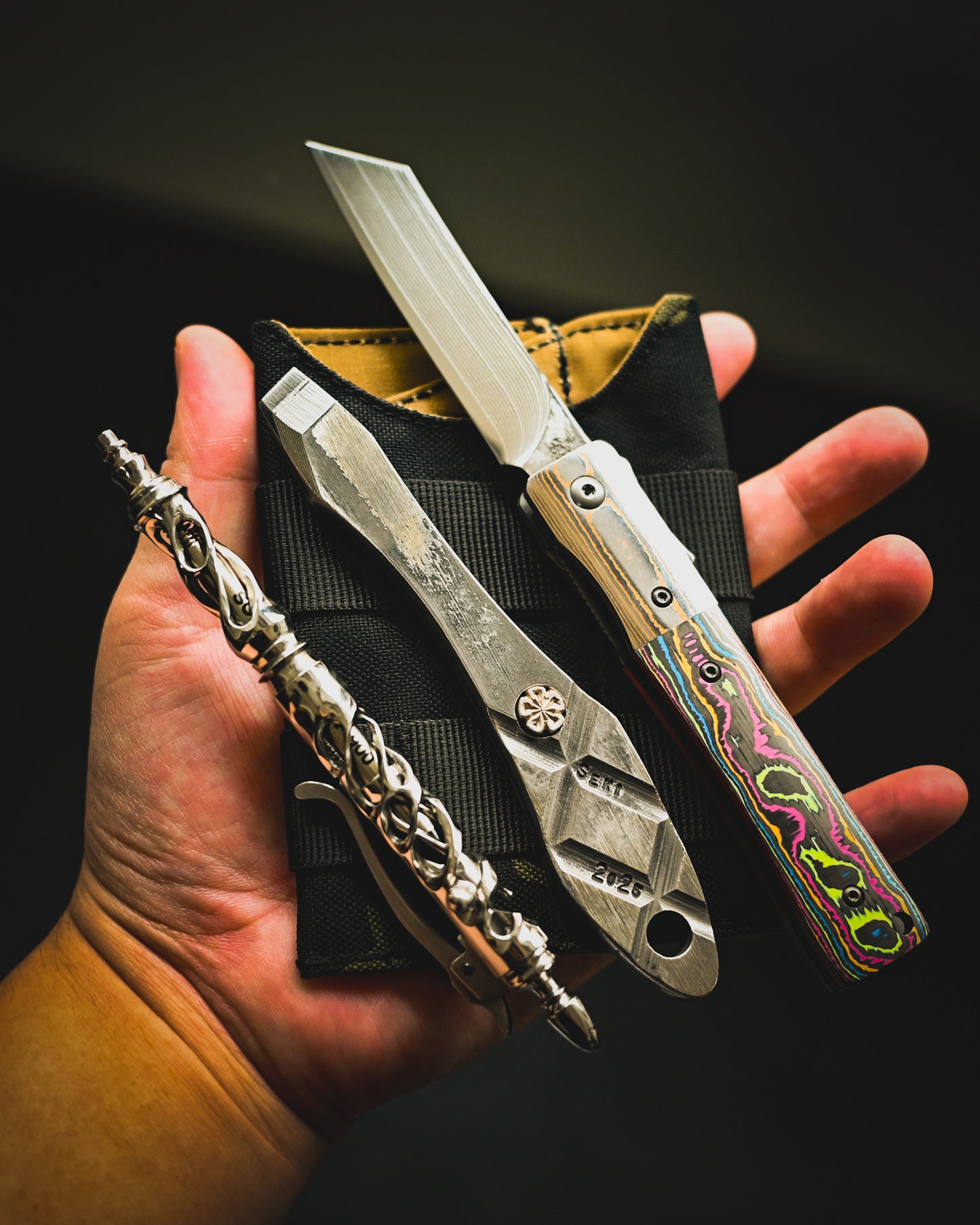 Sunizumi Select VIPERADE VE9 Pocket-Style EDC Tool Organizer with DIY Patch Area