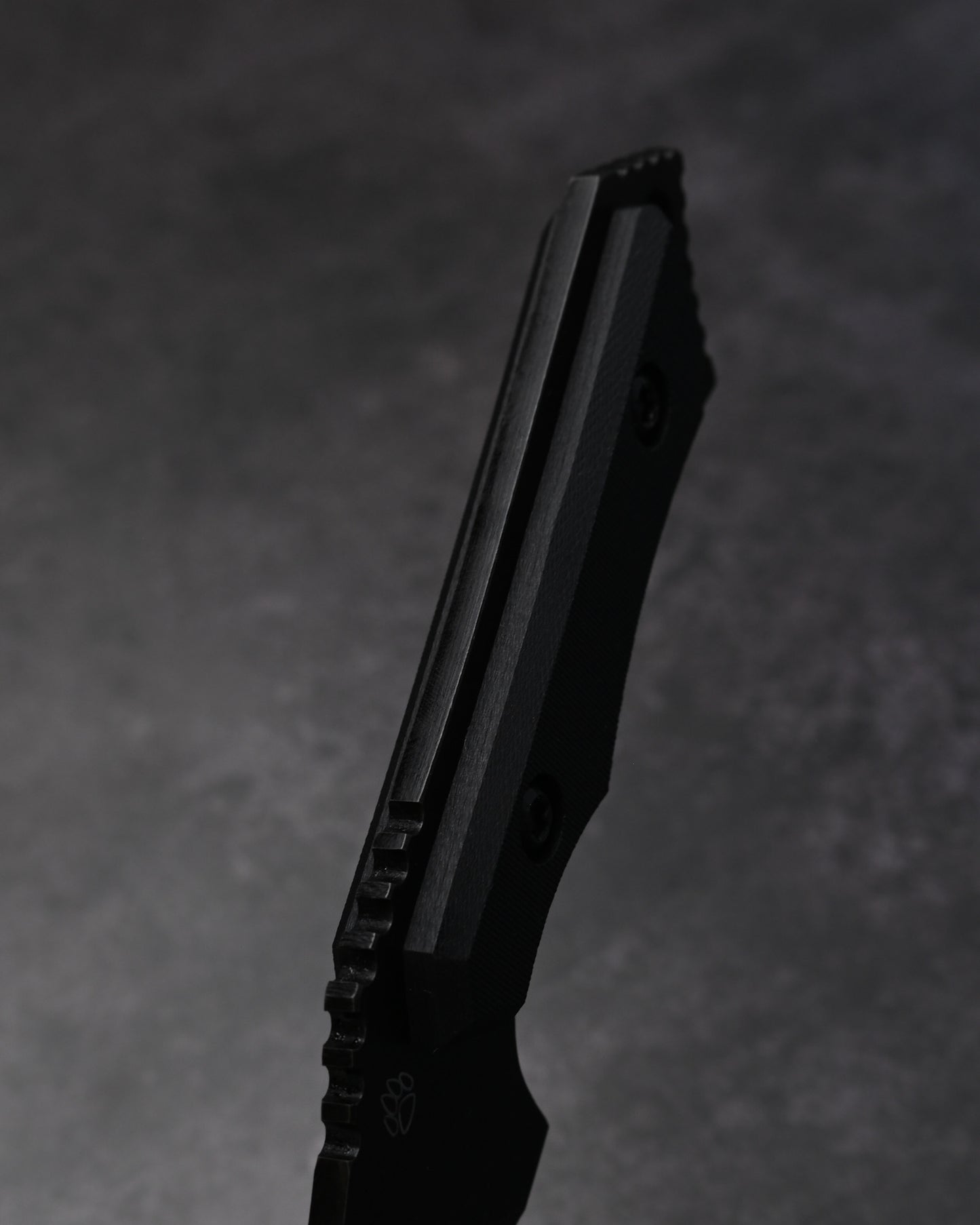 Black-One Japanese Fixed Blade Knife by Kiku knives (Masayuki Matsuda) Aogami Super Black G10