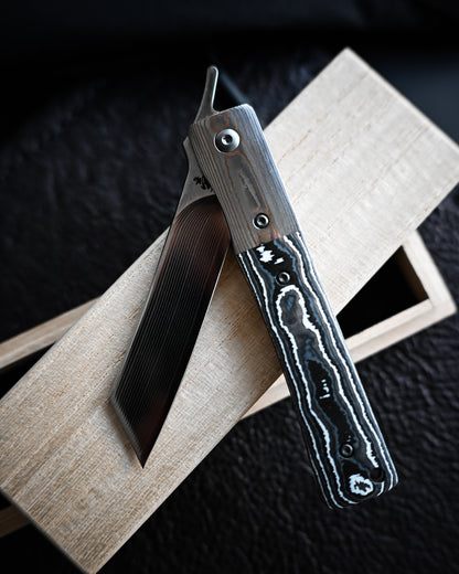 haoworks Eirou Atsumori Custom Folding Knife