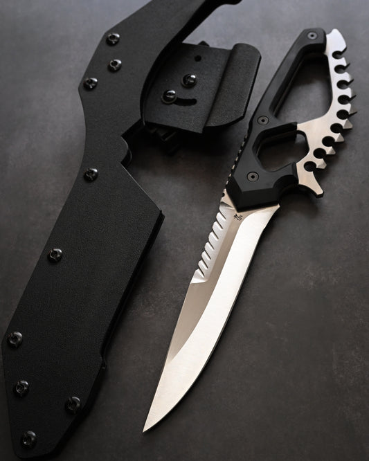 [Kyoto Exhibition Edition] Rare Jun Sasaki Full-Size Custom Knife Xennon ATS-34 Blade with G10 Handle